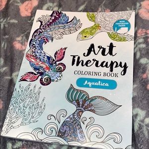 Aquatica Themed Art Therapy Coloring Book